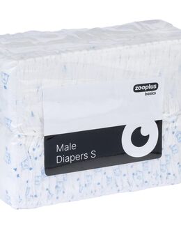 zooplus Basics Rüdenwindeln - Größe S: 32 - 44 cm, 50 Stück
