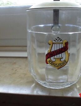 Musikverein Karlsruhe Baden-Württemberg Karlruhe Bierkrug Glas von 1935 - Bottrop
