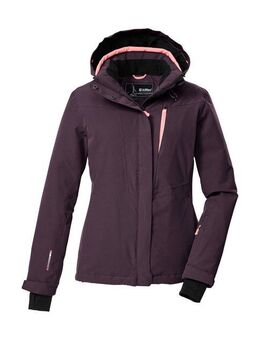 Killtec Skijacke KSW 25 WMN SKI JCKT Atmungsaktive, wasserdichte Skijacke mit abnehmbarer Kapuze