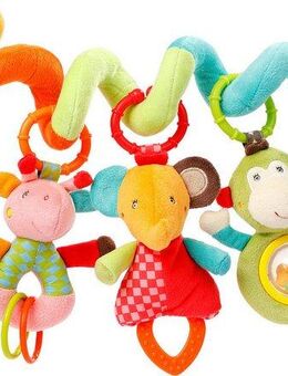 Fehn Greifspielzeug Classic Stars, Safari Activity-Spirale
