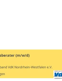 Sozialrechtsberater (m/w/d) - Siegen (Universitätsstadt)