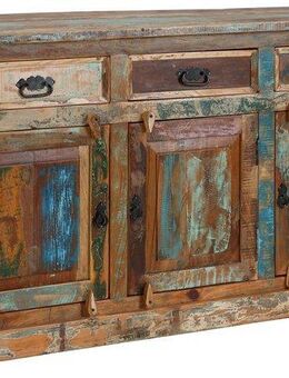 SIT Sideboard Riverboat, aus recyceltem Altholz, Breite 40 cm, Shabby Chic, Vintage