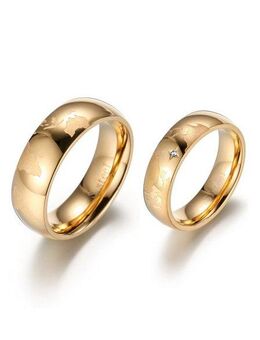 Firetti Partnerring Schmuck Geschenk "LIEBE" Earth, mit oder ohne Zirkonia (synth)