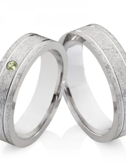Ringe aus massiven SILBER mit PERIDOT SP98 - Aholming