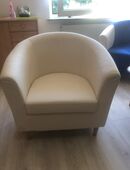 Cocktailsessel weiß 3x sehr gut erhalten, wie neu in 36287