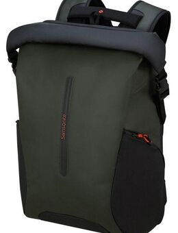 Samsonite Reiserucksack ECODIVER L, Freizeitrucksack Laptoprucksack Trolleyaufstecksystem Rolltop Backpack