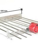 Pizza Spießantrieb BBQ Spieße Spießdreher Schaschlik Grill Spiessaufsatz Mangal Kamin in 71272