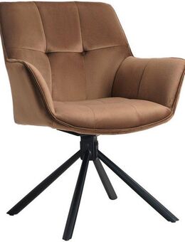 Guido Maria Kretschmer Home&Living Drehstuhl Lika, TOPSELLER!, OTTOs Choice, 2er Set, 360 Grad Drehfunktion, Samtpolsterung