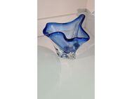 Blaue Glasvase / Glasschale - Stuttgart