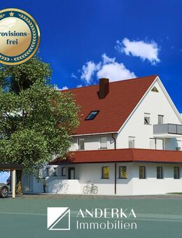 Traumhafter Schlossblick - KFW-55-Standard - tolle Raumaufteilung! 3-Zimmer Dachgeschosswohnung! - Haunsheim
