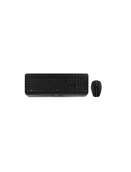 Cherry GENTIX DESKTOP Kabelloses Desktopset, Schwarz, USB Tastatur