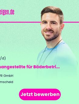 Fachangestellte für Bäderbetriebe (m/w/d) im Sportbad - Remscheid