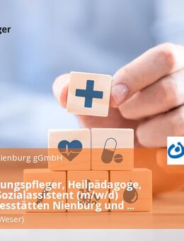 Heilerziehungspfleger, Heilpädagoge, Erzieher, Sozialassistent (m/w/d) Kindertagesstätten Nienburg und Stolzenau - Nienburg (Weser)