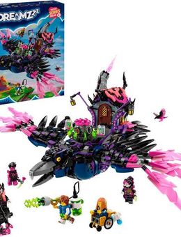 LEGO® Der Mitternachtsrabe der Nimmerhexe (71478), LEGO DREAMZzz Konstruktionsspielsteine, (1203 St), Made in Europe