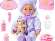 Bayer Babypuppe Piccolina Magic Eyes, mit Funktion und Zubehör
