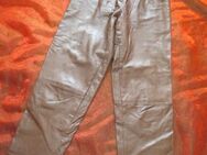 NEUw * Original VINTAGE * DESIGNER * Lamm- Leder * Karotten- Style * Hose * Gr. 36/ S * cognac- braun * - Riedlingen