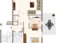 Barrierearme 2-Zimmer-Wohnung in ruhiger Wohnlage am Stadtrand mit Terrasse - Bad Sooden-Allendorf