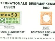 Bund, 3. Internationale Briefmarkenmesse Essen 1980, Sonderdruck - Porta Westfalica Zentrum