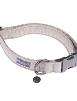 Nomad Tales Blush Halsband, taupe - Größe XS: 24 - 36 cm Halsumfang, 10 mm breit