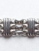 Silberarmband mit "Dreierglieder" 40erJahre in 24340