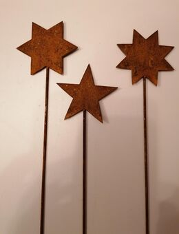 3er Set mini Sterne zum Stecken Top Angebot - Kraftisried