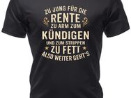 Lustiges T-Shirt Zu jung für die Rente - Hamburg