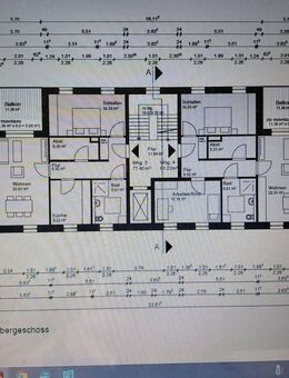 Neubau 3-Zimmer WE 4, Erstbezug 06/26 mit 83,22qm im OG mit Balkon, Barrierefrei, Glasfaseranschluss, Lift, Stellplatz, Küche, Spielplatz, Wärmepumpe - Rotenburg (Wümme)