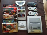 SNES Konsole inkl spiele und Controller - Worms Zentrum