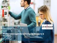 Product Manager (m/w/d) Digital Products & Services - Tuttlingen