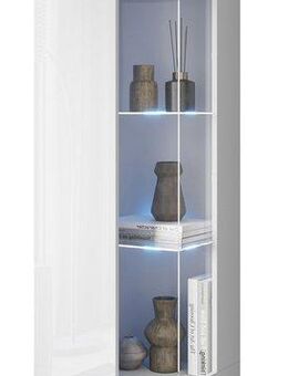 INOSIGN Vitrine Kenia, stehend und hängend, Türanschlag wechselbar (1-St) Vitrineschrank mit Glastüren 160 cm Höhe