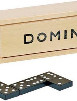 goki Spiel Domino im Holzkasten, Familienspiel