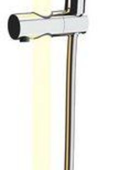 WENKO Stangenbrause-Set Duschstange mit LED-Beleuchtung, 3 tlg., mit Duschkopf und Duschschlauch, inkl. wiederaufladbarer Einheit