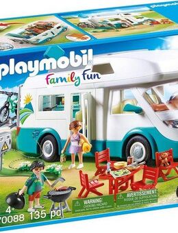 Playmobil® Familien-Wohnmobil, Family Fun Konstruktions-Spielset, (135 St), Made in Europe