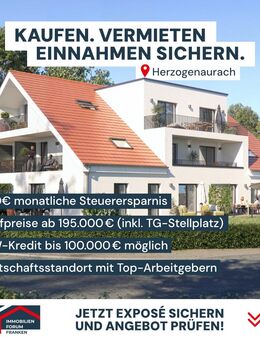 Renditestarke Neubauwohnungen mit Rundum-Sorglos-Paket - Herzogenaurach