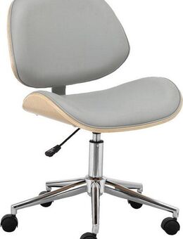 andas Bürostuhl Kiruna (1 St), Kunstleder, mit Pappelholz Schale, höhenverstellbar, 360° drehbar