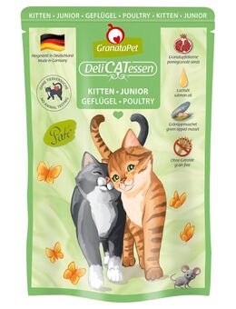 GranataPet DeliCatessen Pouch 6 x 85 g - Kitten Geflügel