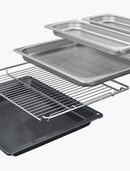 BOSCH Dampfbackofen Serie 8 CSG7361B1, mit Teleskopauszug nachrüstbar, AirFry-Funktion