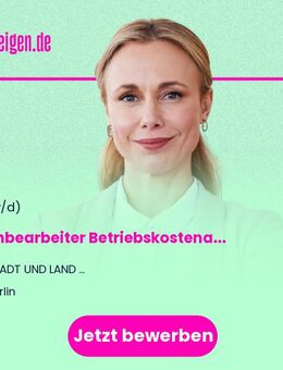 Sachbearbeiter Betriebskostenabrechnung (w/m/d) Immobilien - Berlin