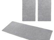 my home Hochflor-Bettumrandung Microfaser Teppich Magong, besonders weich, sehr feiner Flor, Höhe 25 mm, (3-tlg), uni, einfarbiger Bettvorleger, Läufer-Set, Schlafzimmer, Kinderzimmer
