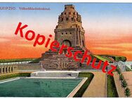 Alte Ansichtskarte „Leipzig. Völkerschlachtdenkmal“, gelaufen 1948 - Landsberg