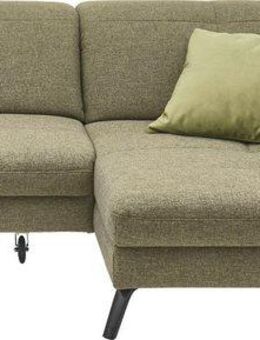 set one by Musterring Ecksofa SO 4400 V, wahlweise mit motorischer Bettfunktion & Kopfverstellung, Fuß schwarz
