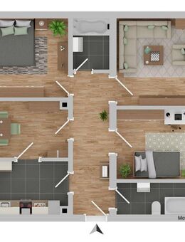 Eigenheim für die große Familie oder als Studenten-WG geeignete 4-Zimmer-Wohnung! - Mannheim
