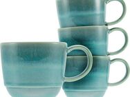 CreaTable Becher Yuki, Steinzeug, 370 ml, 4-teilig