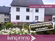 Kaufpreis gesenkt!!! Zwei getrennte Einheiten mit sonnigem Garten - Ausbaupotenzial im DG u. Anbau - Angelburg