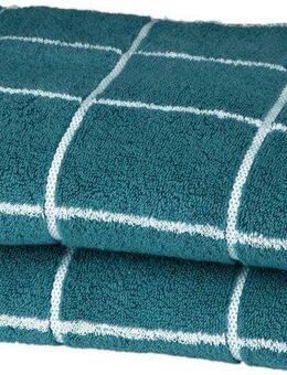 ROSS Handtücher Cashmere Überkaro, Frottier (2-St), 100% Baumwolle, kariert, in modischen Karo Farben