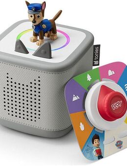 tonies Toniebox 2 Play Set Paw Patrol Chase Lautsprecher Stereo (Bluetooth, NFC, WLAN, Kindersicher ab 1)
