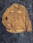 Vintage Rokker Work Shirt Arbeiterhemd braun schwerer Canvas XXXL in 50672