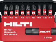Hilti Bit-Set Diamant-Schlagschraubendreherklingen S-BS (IMP) Bit-Set S-BSC UNI 25/1" IMP (10) #2039190 - Wuppertal