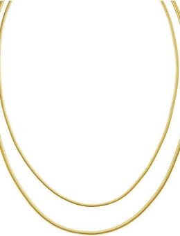 Purelei Kette ohne Anhänger Schmuck Geschenk Two Layers doppelte Kette, 23171