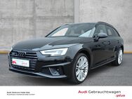 Audi A4, Avant 40 TDI qu S Line Black eSITZ LM19, Jahr 2019 - Halle (Saale)